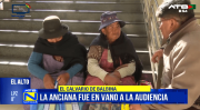 Abuelita Balbina cumple cuatro años de calvario judicial