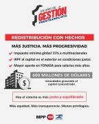 REDISTRIBUIR NO ES DISCURSO, ES DECISIÓN