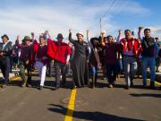 Inauguran calle asfaltada en Quisapincha