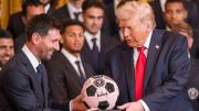 La foto de Messi con Trump hizo estallar las redes: Capitán argentino hubo uno sólo y su nombre fue Diego Maradona
