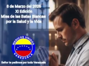 Médicos Unidos de Venezuela invitan a XI edición de la “Misa de las Batas Blancas”
