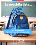 SENDA invita a padres, madres y cuidadores a prepararse en este inicio del año escolar