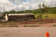 Vuelco de camión cisterna en la ruta 34 entre Garza y Lugones