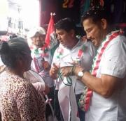 Rocha llegó a Bermejo para escuchar las necesidades en la región fronteriza