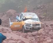 Tarija: Candidato Never Antelo sufre un accidente tras derrumbe en la ruta Entre Ríos – Palos Blancos