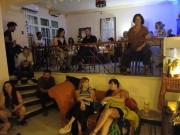 “Latiente”, una noche de artistas con poesía, violín, arte y manjares