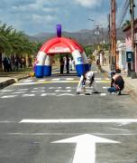 Realizada demarcación de pasos peatonales en Guacara