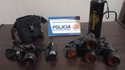 Megaoperativo por robos: secuestran motos, municiones y un inhibidor de señal