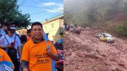 Candidato de NGP sufre accidente por caída de piedras en una ruta de Tarija 