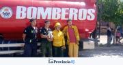 Emotivo rescate en Albardón: bomberos salvaron a un cachorro atrapado en un pozo
