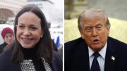 Donald Trump se reunió por segunda vez con María Corina Machado en la Casa Blanca