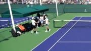 ¡Sueño cumplido! Ignacio Buse entrenó con Novak Djokovic en Indian Wells