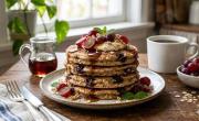 No son con banana: receta de pancakes de uva y avena, deliciosos y originales para una merienda nutritiva