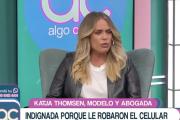 Katja Thomsen denunció que le robaron el celular y apuntó contra la falta de respuesta