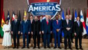 Javier Milei, en la cumbre Escudo de las Américas