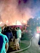 Incendio en sector Santa Lucía dejó a 26 personas damnificadas