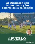 Al Dickinson con termo, mate y los colores de la selección! ‣ Marcelo Galarza