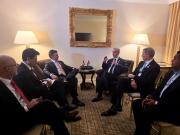 Habló de economía y seguridad: presidente Paz tuvo seis reuniones bilaterales en Estados Unidos