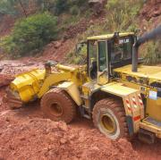 La ABC Tarija rehabilitó camino al Chaco tras limpieza de derrumbes de magnitud