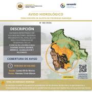 Senamhi emite alerta naranja por crecida de ríos en varias cuencas del país