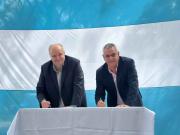 Lavalle firmó un convenio con Coviar para fortalecer a productores vitivinícolas