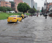 Estas son las ocho localidades de Bogotá en que se reportan fuertes lluvias e inundaciones