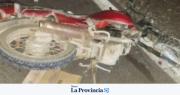 Una mujer murió en brutal choque entre dos motos en Media Agua