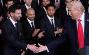 Messi con Trump y una polémica que perdura