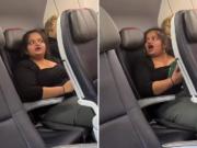 Miraba videos a todo volumen sin auriculares en un avión y terminó en escándalo