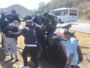 ‎Vuelca vehículo liviano en el kilómetro 92 de la ARC tramo Aragua