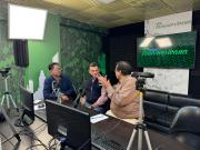 Presidente Rodrigo Paz visita Radio Panamericana y revela primicias