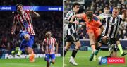 Atlético goleó a Tottenham y tomó ventaja en Champions League: Newcastle y Barcelona empataron
