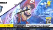 La Victoria se llena de color con mural inspirado en el videojuego Mario Bros.
