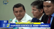 Suspenden apelación de Jhonny Fernández por caso pavimento