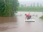 Temporal en el sur de Tucumán: cortaron la Ruta 38 por acumulación de agua y hallaron una camioneta sumergida