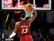 Adebayo tuvo su noche de gloria en la NBA: hizo 83 puntos para Miami Heat, pasó a Kobe Bryant y es la segunda mayor marca de la historia