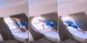 Los videos del ladrón que se tiroteó con la Policía, saltó por la ventana y fue abatido