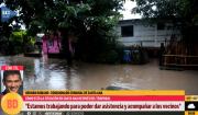 Santa Ana golpeada por el temporal: trabajan para asistir a los damnificados