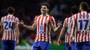 Noche brillante de Julián Álvarez: dos goles y una asistencia en la victoria del Atlético de Madrid