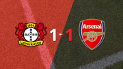 Champions League: El empate 1-1 entre Bayer Leverkusen y Arsenal dejó la llave abierta para la vuelta