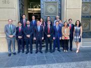 Comenzó la era de Jorge Quiroz: llegó con sus asesores a Teatinos 120 y ya trabaja en sus oficinas de Hacienda