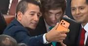 Selfie con Milei: El gesto del diputado Javier Olivares desata ola de comentarios en redes