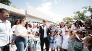Axel Kicillof inauguró un jardín de infantes y criticó el freno de la obra pública del Gobierno nacional