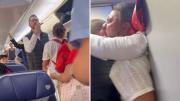 Violenta pelea en un avión terminó con un pasajero detenido: “Tenía los ojos inyectados de sangre”