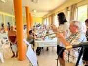 Actividad Musical en el Restorán Municipal de Mercedes