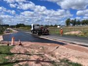 Importantes Avances en Obras de Pavimentación del Camino Pense