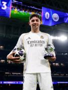 Liga de Campeones /Hat-trick de Federico Valverde en la victoria de Real Madrid