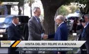 Rey Felipe VI comienza sus actividades con una visita a la embajada de España