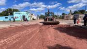 Continúan obras de pavimentación de calles del barrio Artigas