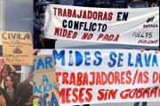Tras movilización frente al Mides, funcionarios tercerizados se reunirán con Civila